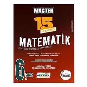 6. Sınıf Matematik Master 15 Deneme - Okyanus Yayınları