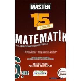 6. Sınıf Matematik Master 15 Deneme - Okyanus Yayınları