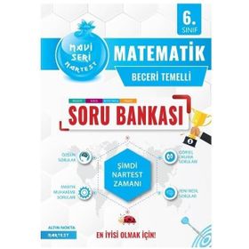 6. Sınıf Matematik Mavi Soru Bankası-Nartest Yayınları