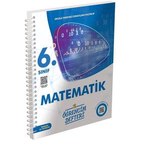 6. Sınıf Matematik Öğrencim Defteri Murat Yayınları
