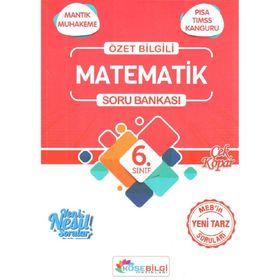 6. Sınıf Matematik Özet Bilgili Soru Bankası KöşeBilgi Yayınları