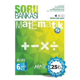 6. Sınıf Matematik Soru Bankası - Analiz Yayınları