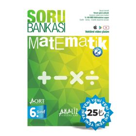 6. Sınıf Matematik Soru Bankası - Analiz Yayınları