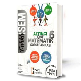 6. Sınıf Matematik Soru Bankası İsem Yayınları