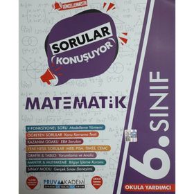 6. Sınıf Matematik Sorular Konuşuyor Soru Bankası-Pruva Akademi Yayınları