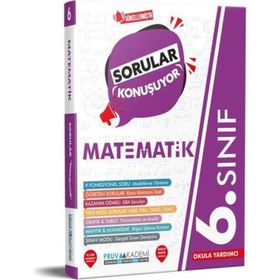 6. Sınıf Matematik Sorular Konuşuyor Soru Bankası-Pruva Akademi Yayınları