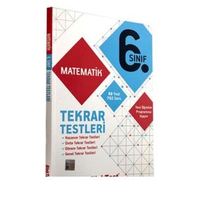 6. Sınıf Matematik Tekrar Testleri Bloktest Yayınları