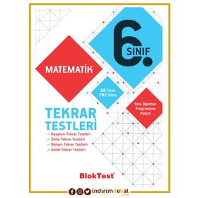 6. Sınıf Matematik Tekrar Testleri - Tudem Yayınları