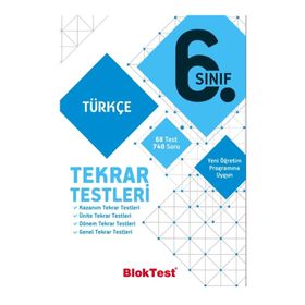 6. Sınıf Matematik Tekrar Testleri - Tudem Yayınları