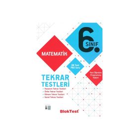 6. Sınıf Matematik Tekrar Testleri - Tudem Yayınları