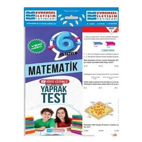 6. Sınıf Matematik Yeni Nesil Video Çözümlü Yaprak Test-Evrensel İletişim