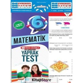 6. Sınıf Matematik Yeni Nesil Video Çözümlü Yaprak Test-Evrensel İletişim