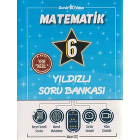 6. Sınıf Matematik Yıldızlı Soru Bankası-Deniz Yıldızı Yayınları