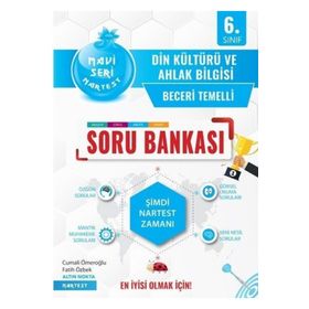 6. Sınıf Mavi Din Kültürü ve Ahlak Bilgisi Soru Bankası-Nartest Yayınları