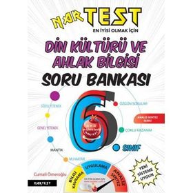 6. Sınıf Mavi Din Kültürü ve Ahlak Bilgisi Soru Bankası-Nartest Yayınları