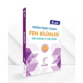 6.Sınıf Modüler Piramit Sistemiyle Fen Bilimleri MPS Konu Anlatımı ve Soru Çözümü Karekök Yayınları