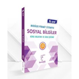 6.Sınıf Modüler Piramit Sistemiyle Sosyal Bilgiler MPS Konu Anlatımı ve Soru Çözümü Karekök Yayınları