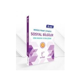 6.Sınıf Modüler Piramit Sistemiyle Sosyal Bilgiler MPS Konu Anlatımı ve Soru Çözümü Karekök Yayınları