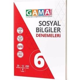 6. Sınıf Nar Sosyal Bilgiler 20'li Deneme - Gama Yayınları