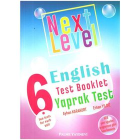 6. Sınıf Next Level English Test Booklet Yaprak Test Palme Yayınları