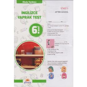 6.Sınıf Okula Yardımcı İngilizce Yaprak Test - kollektif