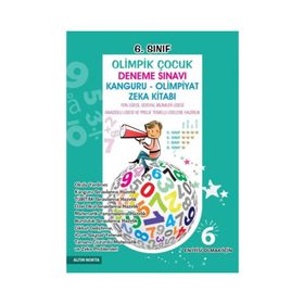 6. Sınıf Olimpik Çocuk Deneme Sınavı Kanguru - Olimpiyat Zeka Kitabı Tamamı Çözümlü - kollektif