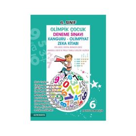6. Sınıf Olimpik Çocuk Deneme Sınavı Kanguru - Olimpiyat Zeka Kitabı Tamamı Çözümlü - kollektif