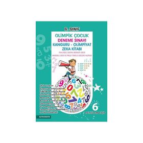 6. Sınıf Olimpik Çocuk Deneme Sınavı Kanguru - Olimpiyat Zeka Kitabı Tamamı Çözümlü - kollektif