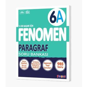 6. Sınıf Paragraf A Soru Bankası Fenomen Yayınları
