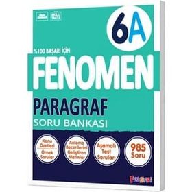 6. Sınıf Paragraf A Soru Bankası Fenomen Yayınları