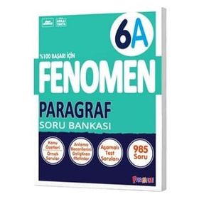 6. Sınıf Paragraf A Soru Bankası Fenomen Yayınları