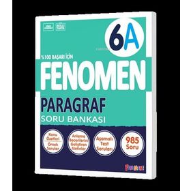 6. Sınıf Paragraf A Soru Bankası Fenomen Yayınları