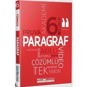 6. Sınıf Paragraf Soru Bankası Pruva Akademi Yayınları