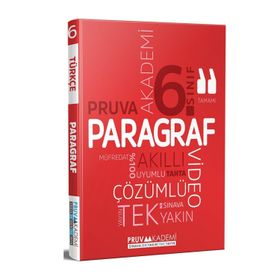 6. Sınıf Paragraf Soru Bankası Pruva Akademi Yayınları