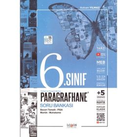 6. Sınıf Paragrafhane Sözel Mantıklı Soru Bankası Lodos Yayınları