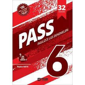6. Sınıf Pass İngilizce Denemeleri - Team Elt Publishing