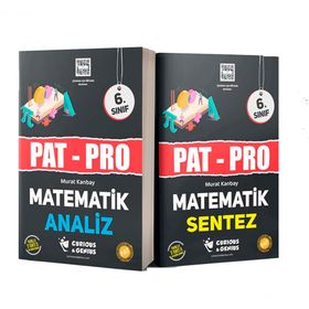 6. Sınıf Pat- Pro Matematik Seti - Analiz- Sentez - Curious&Genius Yayınları
