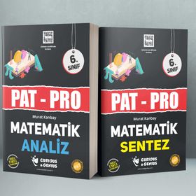 6. Sınıf Pat- Pro Matematik Seti - Analiz- Sentez - Curious&Genius Yayınları