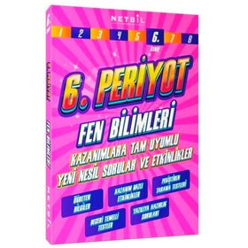 6.Sınıf Periyot Fen Bilimleri Etkinlikli Soru Bankası-Netbil Yayınları