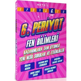 6.Sınıf Periyot Fen Bilimleri Etkinlikli Soru Bankası-Netbil Yayınları