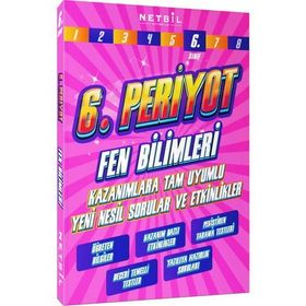 6.Sınıf Periyot Fen Bilimleri Etkinlikli Soru Bankası-Netbil Yayınları