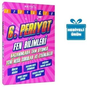 6.Sınıf Periyot Fen Bilimleri Etkinlikli Soru Bankası-Netbil Yayınları