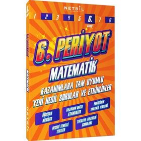 6. Sınıf Periyot Matematik Etkinlikli Soru Bankası-Netbil Yayınları