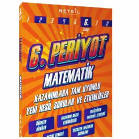 6. Sınıf Periyot Matematik Etkinlikli Soru Bankası-Netbil Yayınları