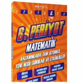 6. Sınıf Periyot Matematik Etkinlikli Soru Bankası-Netbil Yayınları