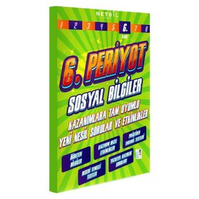 6.Sınıf Periyot Sosyal Bilgiler Etkinlikli Soru Bankası-Netbil Yayınları