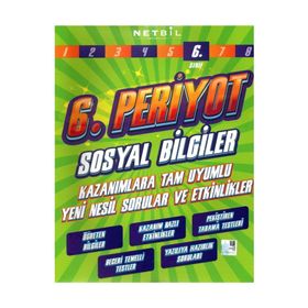 6.Sınıf Periyot Sosyal Bilgiler Etkinlikli Soru Bankası-Netbil Yayınları