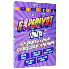 6. Sınıf Periyot Türkçe Etkinlikli Soru Bankası-Netbil Yayınları