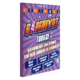 6. Sınıf Periyot Türkçe Etkinlikli Soru Bankası-Netbil Yayınları