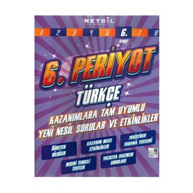 6. Sınıf Periyot Türkçe Etkinlikli Soru Bankası-Netbil Yayınları